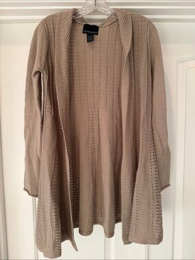 Cynthia Rowley Open-Front Knit Cardigan
